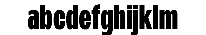 Monument Heavy Condensed Extended FONT