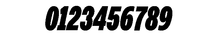 Monument Heavy Condensed Font OTHER CHARS