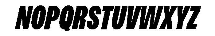 Monument Heavy Condensed Font UPPERCASE