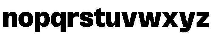 Monument Heavy Extended 4 Font LOWERCASE