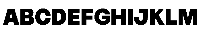 Monument Heavy Extended Alt2 Font UPPERCASE