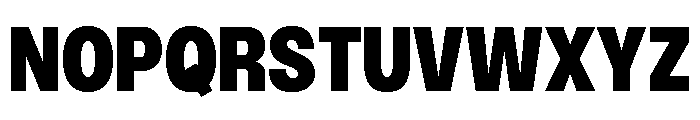 Monument Heavy Narrow Extended 2 Font UPPERCASE