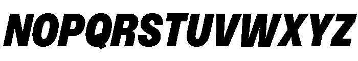 Monument Heavy Narrow Font UPPERCASE