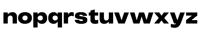 Monument Heavy Wide Extended 2 Font LOWERCASE