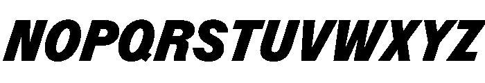 Monument HeavyItalic Font UPPERCASE