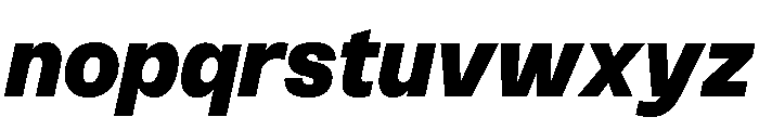 Monument Heavy Font LOWERCASE