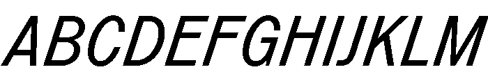 Monument Italic Font UPPERCASE