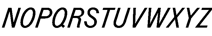 Monument Italic Font UPPERCASE