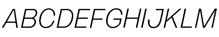 Monument Light 2 Font UPPERCASE