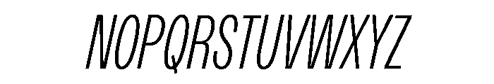 Monument Light Condensed 2 Font UPPERCASE