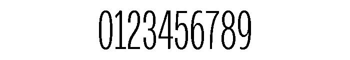 Monument Light Condensed Extended Font OTHER CHARS