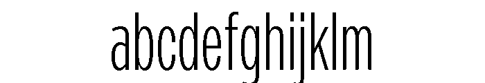 Monument Light Condensed Extended FONT