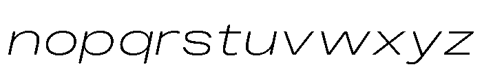 Monument Light Extended 2 Alt2 Font LOWERCASE