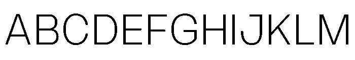 Monument Light Extended 4 Font UPPERCASE