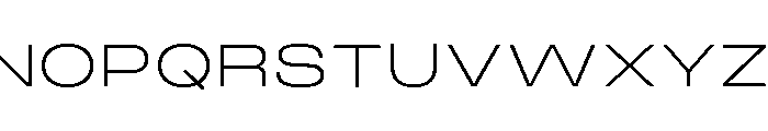 Monument Light Extended Font UPPERCASE