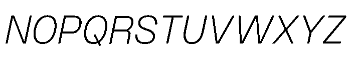 Monument Light Font UPPERCASE