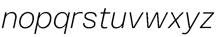 Monument Light Font LOWERCASE