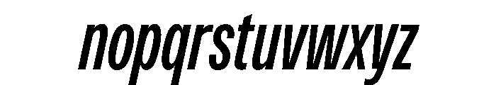 Monument Medium Condensed 2 Font LOWERCASE