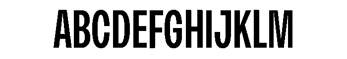 Monument Medium Condensed Extended 2 Font UPPERCASE