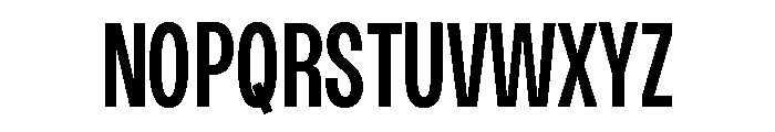 Monument Medium Condensed Extended Font UPPERCASE