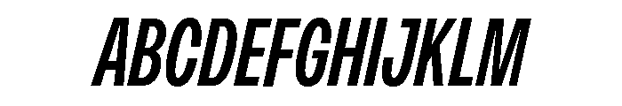 Monument Medium Condensed Font UPPERCASE