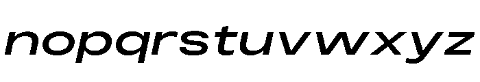 Monument Medium Extended 2 Alt2 Font LOWERCASE
