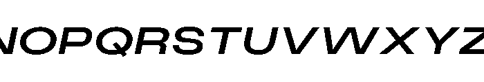 Monument Medium Extended 3 Font UPPERCASE