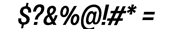 Monument Medium Narrow 2 Font OTHER CHARS