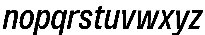 Monument Medium Narrow 2 Font LOWERCASE