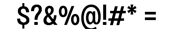 Monument Medium Narrow Extended 2 Font OTHER CHARS