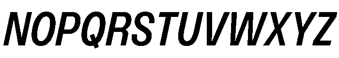 Monument Medium Narrow Font UPPERCASE