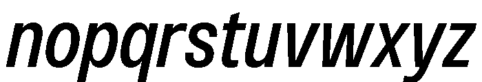 Monument Medium Narrow Font LOWERCASE
