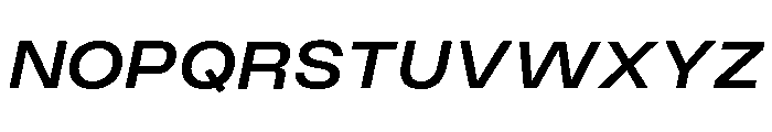 Monument Medium Wide 2 Font UPPERCASE