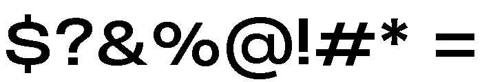 Monument Medium Wide Extended Font OTHER CHARS