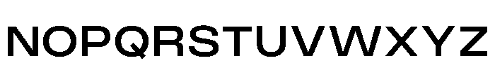 Monument Medium Wide Extended Font UPPERCASE