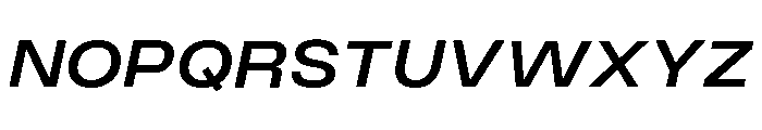 Monument Medium Wide Font UPPERCASE
