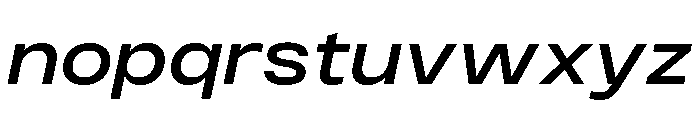 Monument Medium Wide Font LOWERCASE