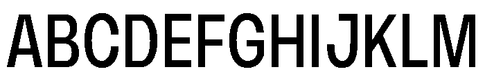 Monument Narrow Extended Font UPPERCASE