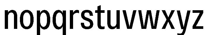 Monument Narrow Extended Font LOWERCASE