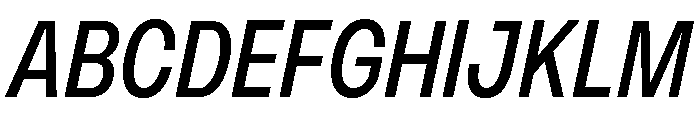 Monument Narrow Font UPPERCASE