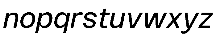 Monument Normal Font LOWERCASE