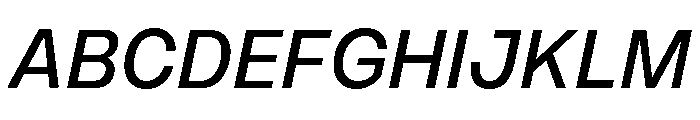 Monument Regular Font UPPERCASE