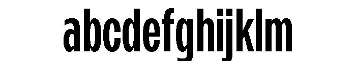 Monument Semibold Condensed Extended FONT