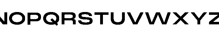 Monument Semibold Extended Font UPPERCASE