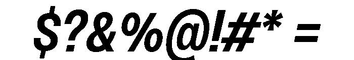 Monument Semibold Narrow 2 Font OTHER CHARS