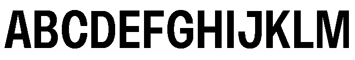 Monument Semibold Narrow Extended 2 Font UPPERCASE