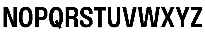 Monument Semibold Narrow Extended Font UPPERCASE