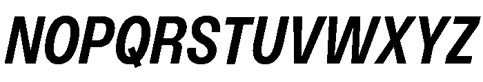 Monument Semibold Narrow Font UPPERCASE