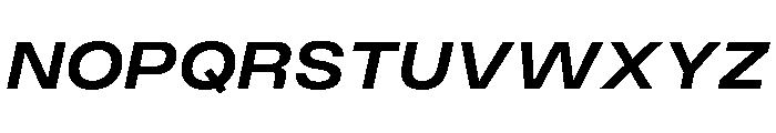 Monument Semibold Wide 2 Font UPPERCASE
