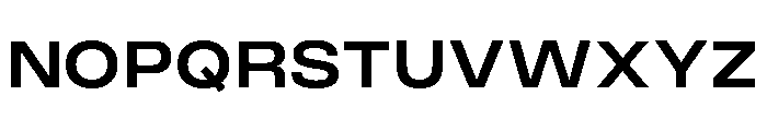 Monument Semibold Wide Extended 2 Font UPPERCASE
